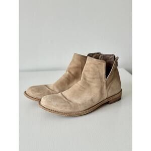 Officine Creative Suede Zip Ankle Boots Linzi 002
